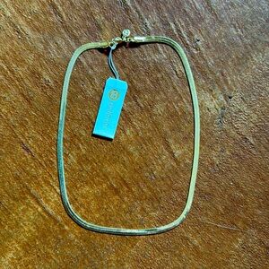 Gorjana brand new never worn Venice necklace. 18k gold